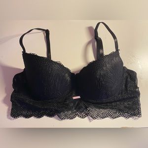 Black Lace Bra